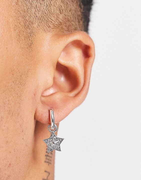 Boucles d'oreilles pour hommes