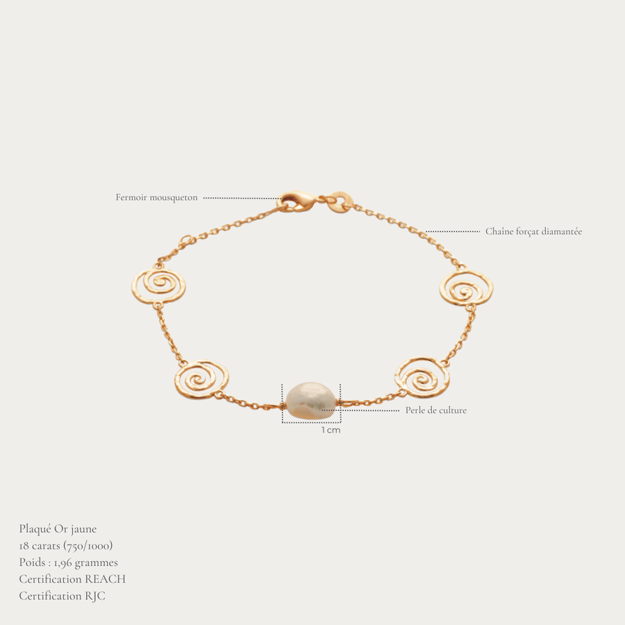 Plage de Rohotu puise son inspiration dans les plages secrètes de Polynésie, où les vagues dessinent des spirales sur le sable et où les perles révèlent toute la richesse de l'océan. Une collection élégante et solaire qui invite à prendre le large et à emporter un souvenir d'évasion au quotidien.