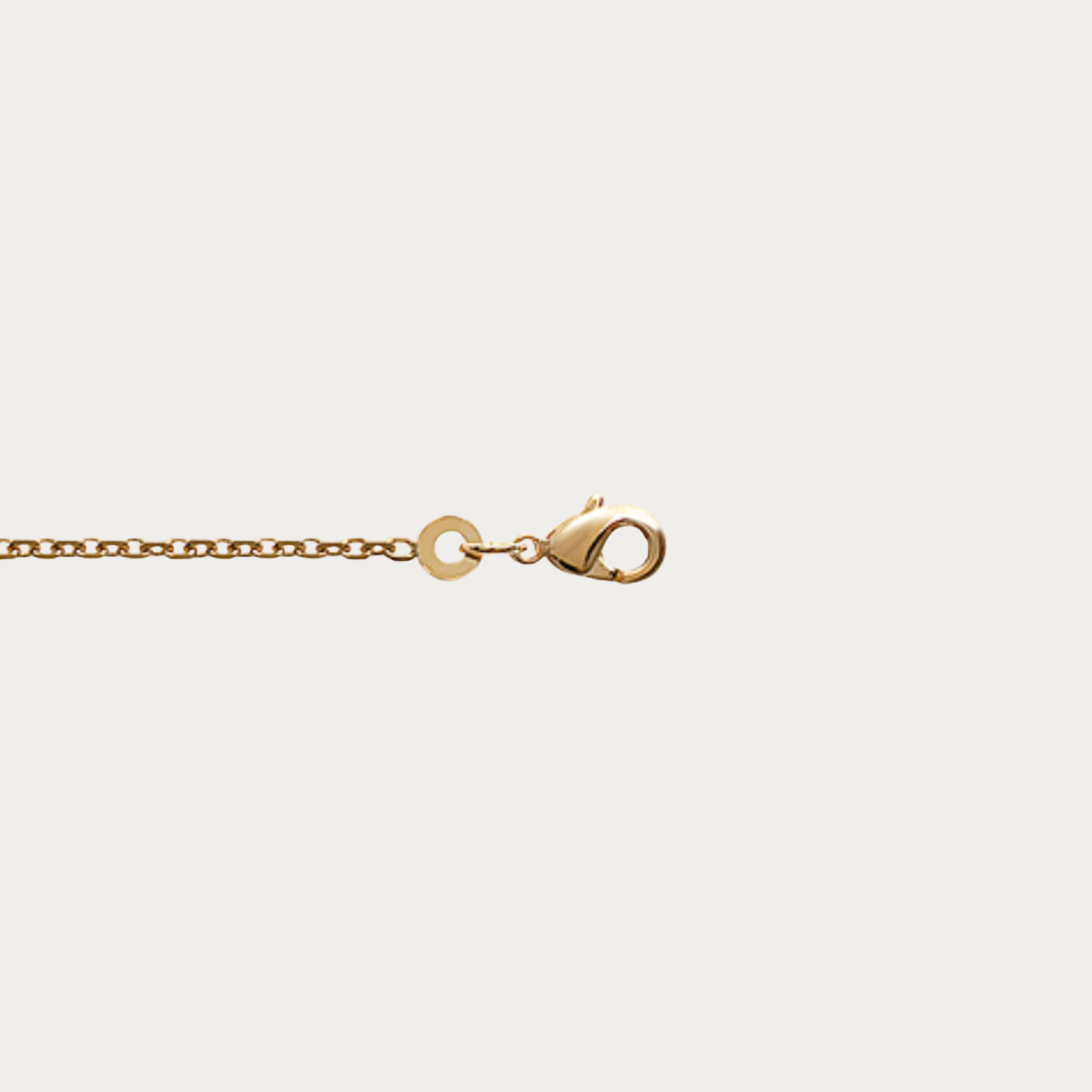 Grâce à son épaisseur de 1,60 mm, cette chaîne met parfaitement en valeur les pendentifs de taille moyenne tout en étant suffisamment élégante pour être portée seule. Elle est idéale pour créer des superpositions harmonieuses avec d'autres chaînes de différentes longueurs.