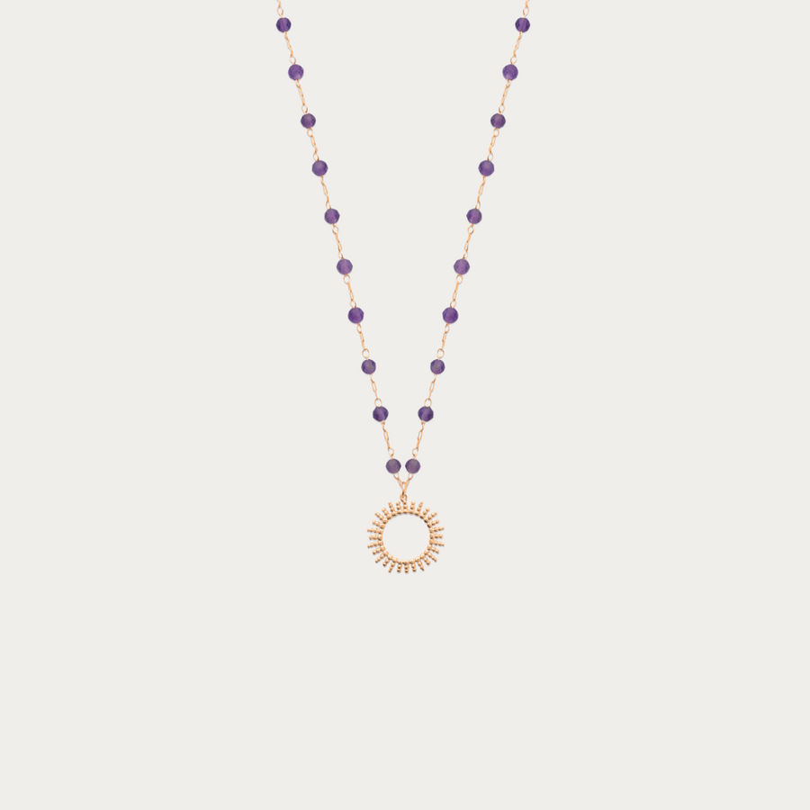 Collier chaîne Bahia avec Améthyste