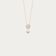 Collier chaîne Rohotu avec perle de culture