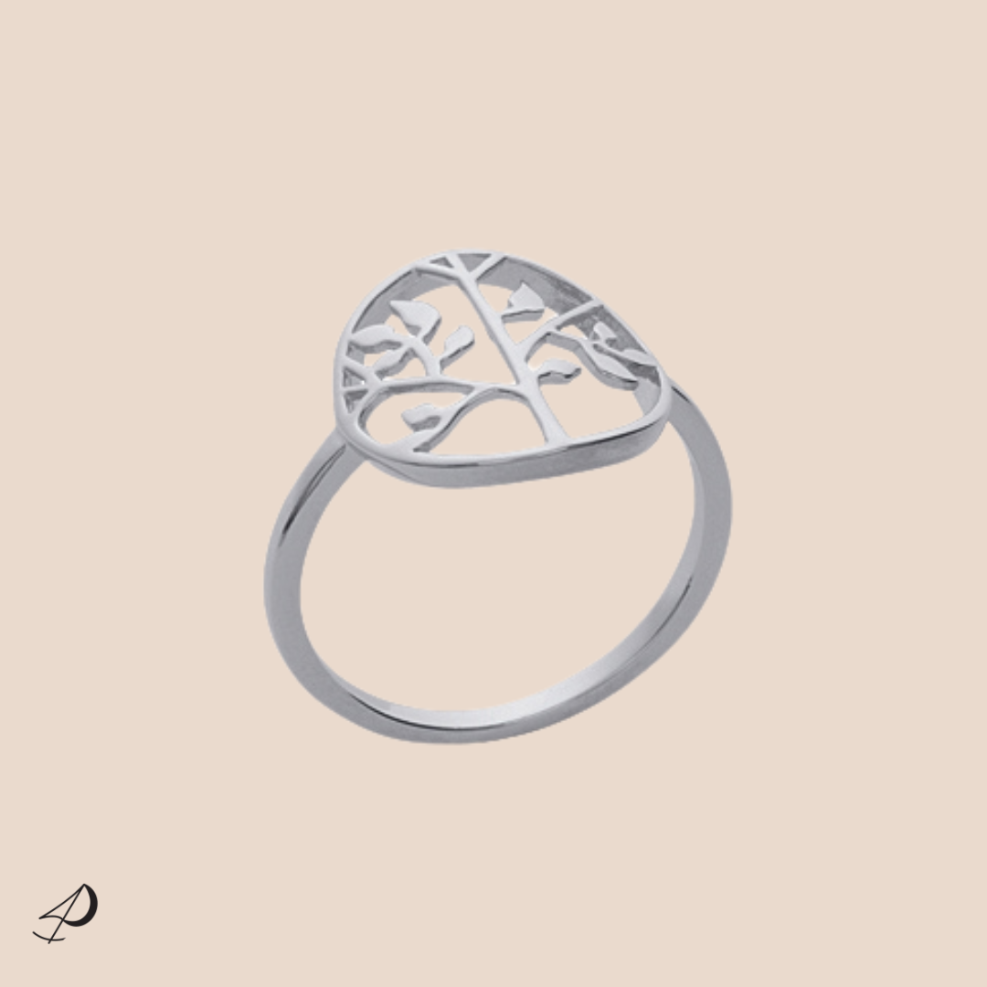 Bague Paparo argenté Arbre de vie