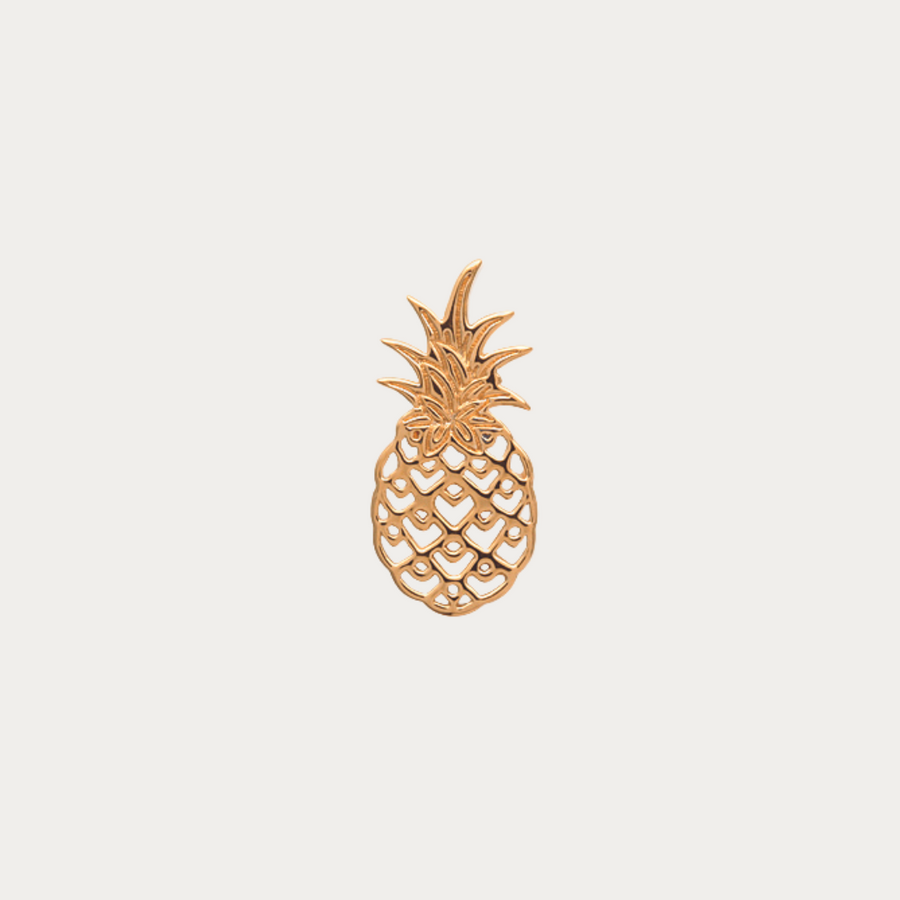 Pendentif Mordilonus doré en forme d'ananas