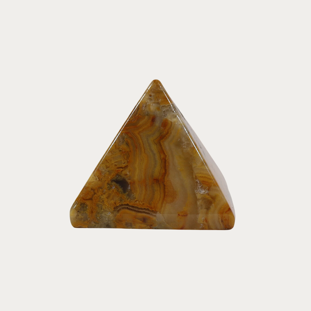 Pyramide Agate Crazy Lace Mexique / 3 cm