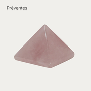 Pyramide Quartz rose Brésil / 3 cm