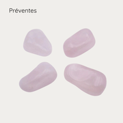 Quartz rose pierre roulée 3/4 cm