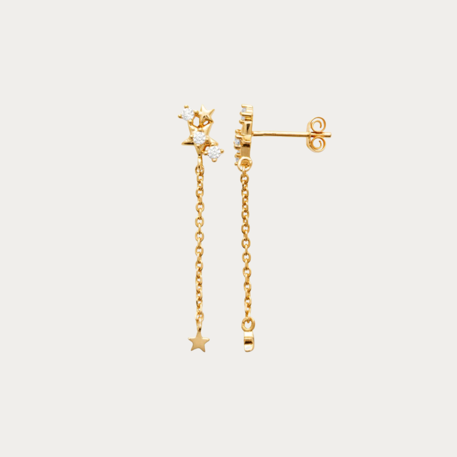À porter seules pour une touche raffinée ou en harmonie avec le collier et les autres créations de la collection Polaris.