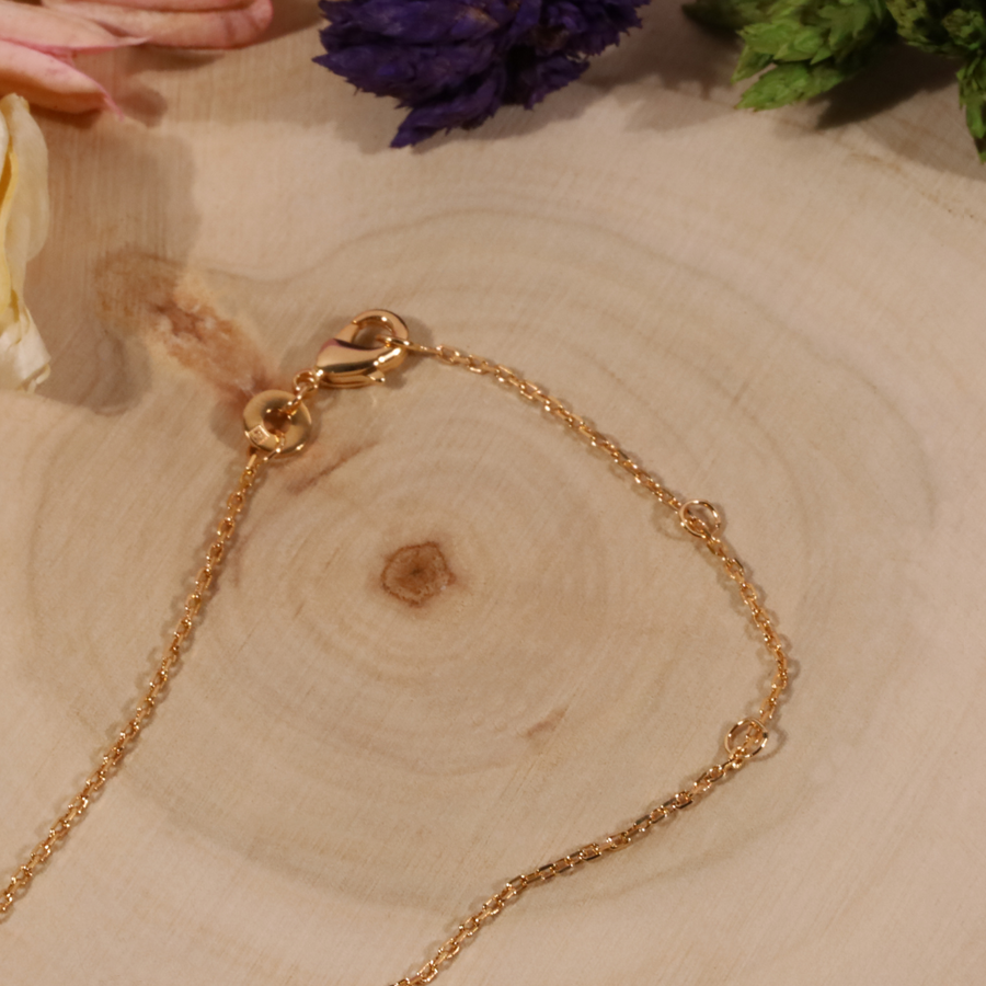 Collier chaîne Rohotu avec perle de culture