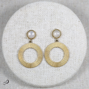 Boucles d'oreilles Amapa avec Pierre de lune